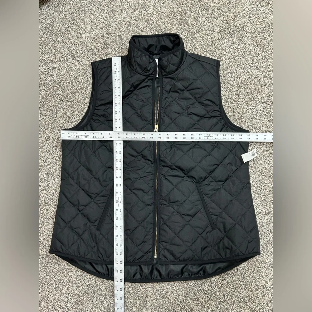 Old Navy Black Quilted Puffer Vest Women’s XL New - Picture 2 of 5
